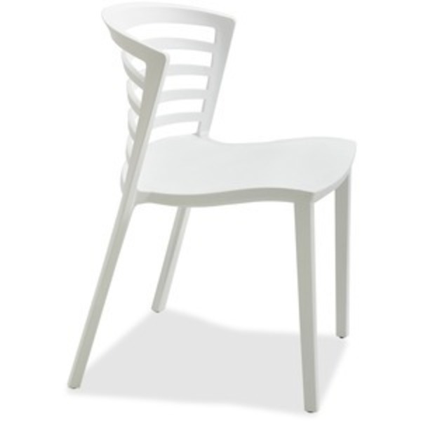 Safco Chair, Stack, We SAF4359WH